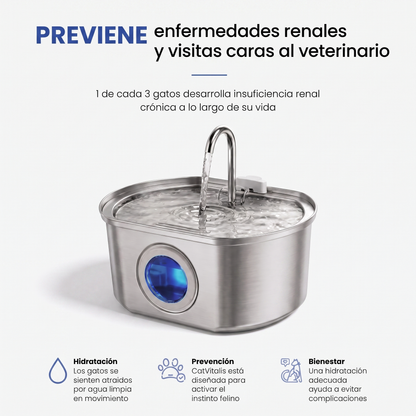 PureFlow™  - Fuente de Agua Purificada para Gatos